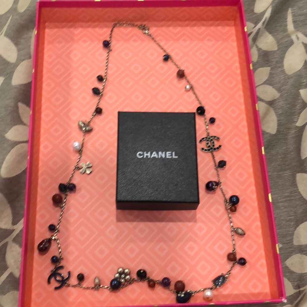 Vintage Chanel CC necklace